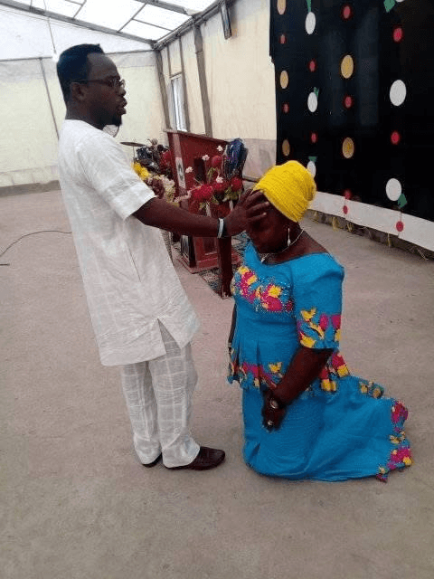 Placeholder: Baptism celebration moment.
